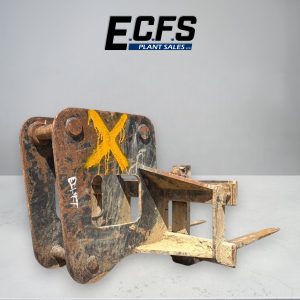 Excavator Pallet Forks 65mm pins - Used - D197