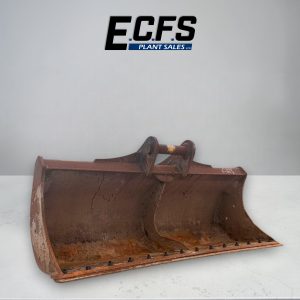 2100mm Ditching Bucket w/ 80mm Pins - Used - D222