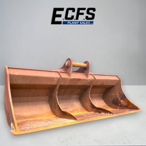 3000mm Ditching Bucket w/ 100mm Pins - Used - D241